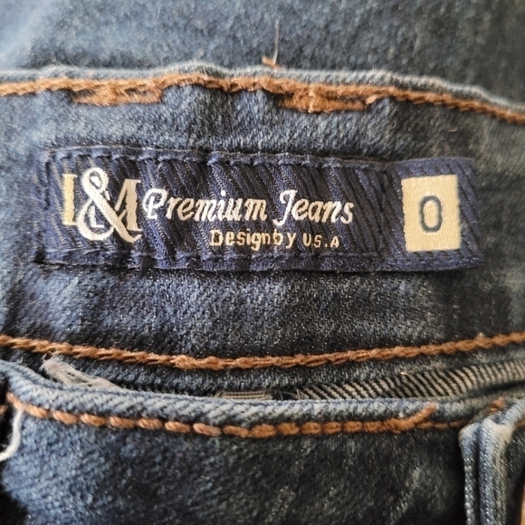 I&M Premium Jeans Dark Wash Jeans Size 0 - Picture 8 of 12